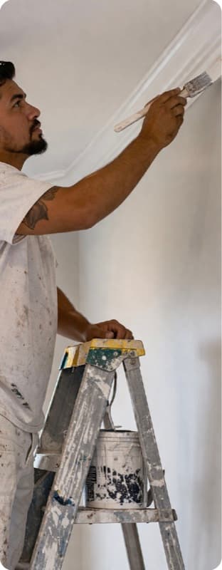 Painter on a ladder